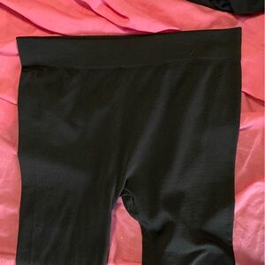 Charlotte Russe Fleece Lined Leggings Black M/L